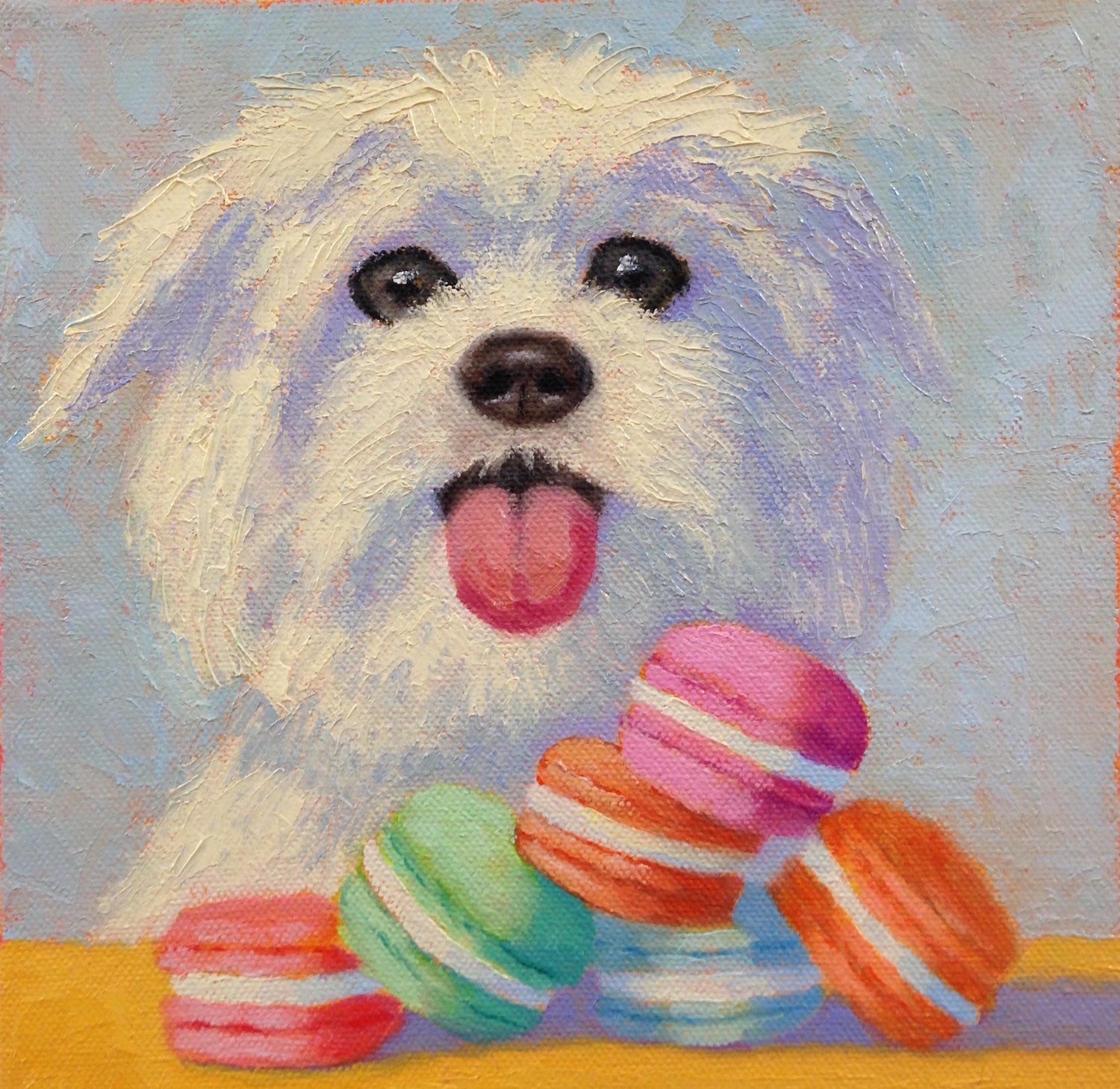 Macarons by Pat Doherty - oil painting | UGallery