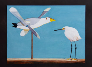 Original art for sale at UGallery.com | Friends II by Dwight Smith | $425 | watercolor painting | 9' h x 12' w | photo 3