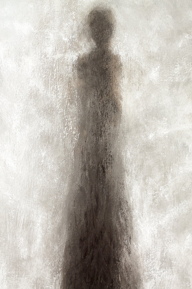 Who Are These Angels CIX by Naoko Paluszak |  Closeup View of Artwork 