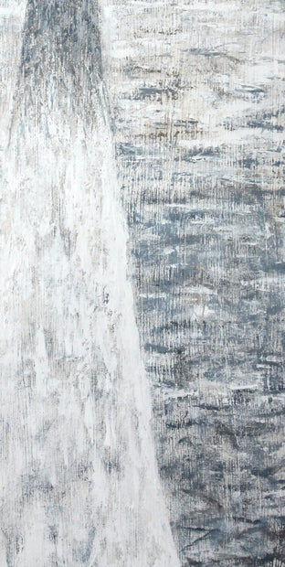Original art for sale at UGallery.com | Who Are These Angels CXIV by Naoko Paluszak | $740 | oil painting | 30' h x 15' w | photo 1