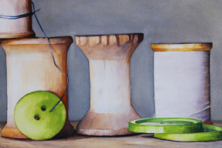 Original art for sale at UGallery.com | Alpine Meadow by Dwight Smith | $375 | watercolor painting | 7' h x 10' w | photo 4