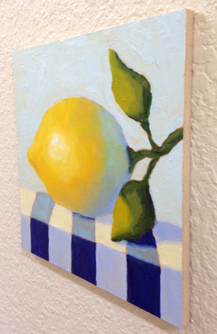 Meyer Lemon by Pat Doherty |  Side View of Artwork 