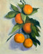 Original art for sale at UGallery.com | The Citrus Branch by Malia Pettit | $750 | oil painting | 14' h x 11' w | thumbnail 1