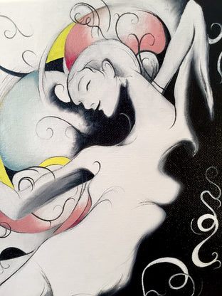 Lying in the Grass by Sumner Crenshaw |   Closeup View of Artwork 