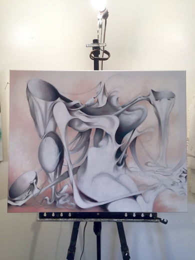 Holding Back by Sumner Crenshaw |  Context View of Artwork 