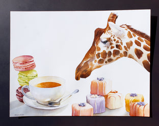 Original art for sale at UGallery.com | High Tea by Dwight Smith | $500 | watercolor painting | 12' h x 16' w | photo 3