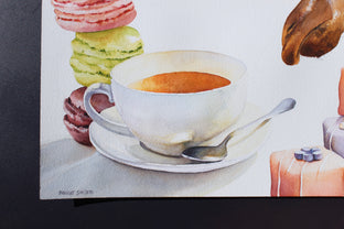 Original art for sale at UGallery.com | High Tea by Dwight Smith | $500 | watercolor painting | 12' h x 16' w | photo 2