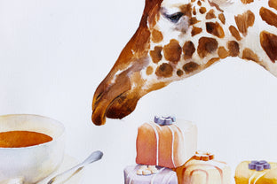 Original art for sale at UGallery.com | High Tea by Dwight Smith | $500 | watercolor painting | 12' h x 16' w | photo 4