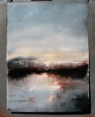 Evening on McIntosh by Ronda Waiksnis |  Side View of Artwork 