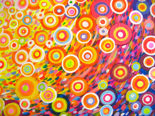 Original art for sale at UGallery.com | In Circles by Natasha Tayles | $1,050 | acrylic painting | 24' h x 36' w | photo 4