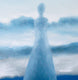 Original art for sale at UGallery.com | Who Are These Angels CXXIII by Naoko Paluszak | $750 | oil painting | 12' h x 12' w | thumbnail 3