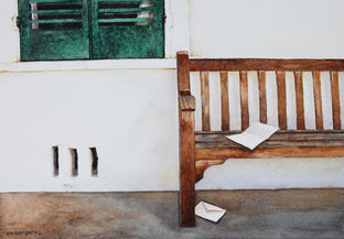 Original art for sale at UGallery.com | Note by Dwight Smith | $375 | watercolor painting | 7' h x 10' w | photo 1