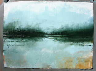 Romance in the Evening Air by Ronda Waiksnis |  Side View of Artwork 