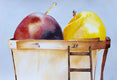 Original art for sale at UGallery.com | Proper Pollination by Dwight Smith | $600 | watercolor painting | 15' h x 22' w | thumbnail 1