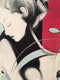 Original art for sale at UGallery.com | Ruby & Teal by Sumner Crenshaw | $275 | oil painting | 10' h x 8' w | thumbnail 4