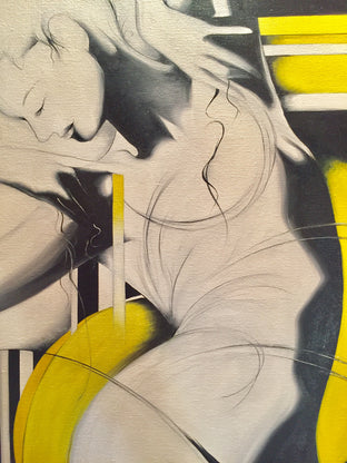 Dancer in Yellow by Sumner Crenshaw |   Closeup View of Artwork 