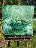 Original art for sale at UGallery.com | Them Apples by Nava Lundy | $1,150 | acrylic painting | 24' h x 24' w | thumbnail 3