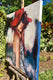 Original art for sale at UGallery.com | She Won't Look Back by Nava Lundy | $2,550 | acrylic painting | 36' h x 36' w | thumbnail 2