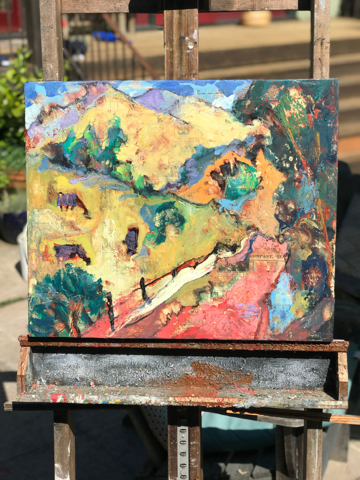 A Day on the Mountain by James Hartman |  Context View of Artwork 