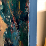 Original art for sale at UGallery.com | A Day on the Mountain by James Hartman | $540 | encaustic artwork | 20' h x 24' w | thumbnail 2