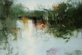 Original art for sale at UGallery.com | Huitt Pond - Morning by Ronda Waiksnis | $750 | oil painting | 22' h x 30' w | thumbnail 4