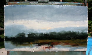 Original art for sale at UGallery.com | Towards Robinson, Trees by Ronda Waiksnis | $1,325 | oil painting | 27' h x 49' w | photo 2