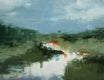 Original art for sale at UGallery.com | After Rain - Davis Stream by Ronda Waiksnis | $1,000 | oil painting | 27' h x 49' w | thumbnail 4