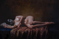 Original art for sale at UGallery.com | Ninon Pierrot by John Kelly | $3,000 | oil painting | 21.25' h x 31.75' w | thumbnail 1