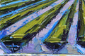 Original art for sale at UGallery.com | Napa Vineyard Hues by Lisa Elley | $300 | oil painting | 8' h x 10' w | thumbnail 4