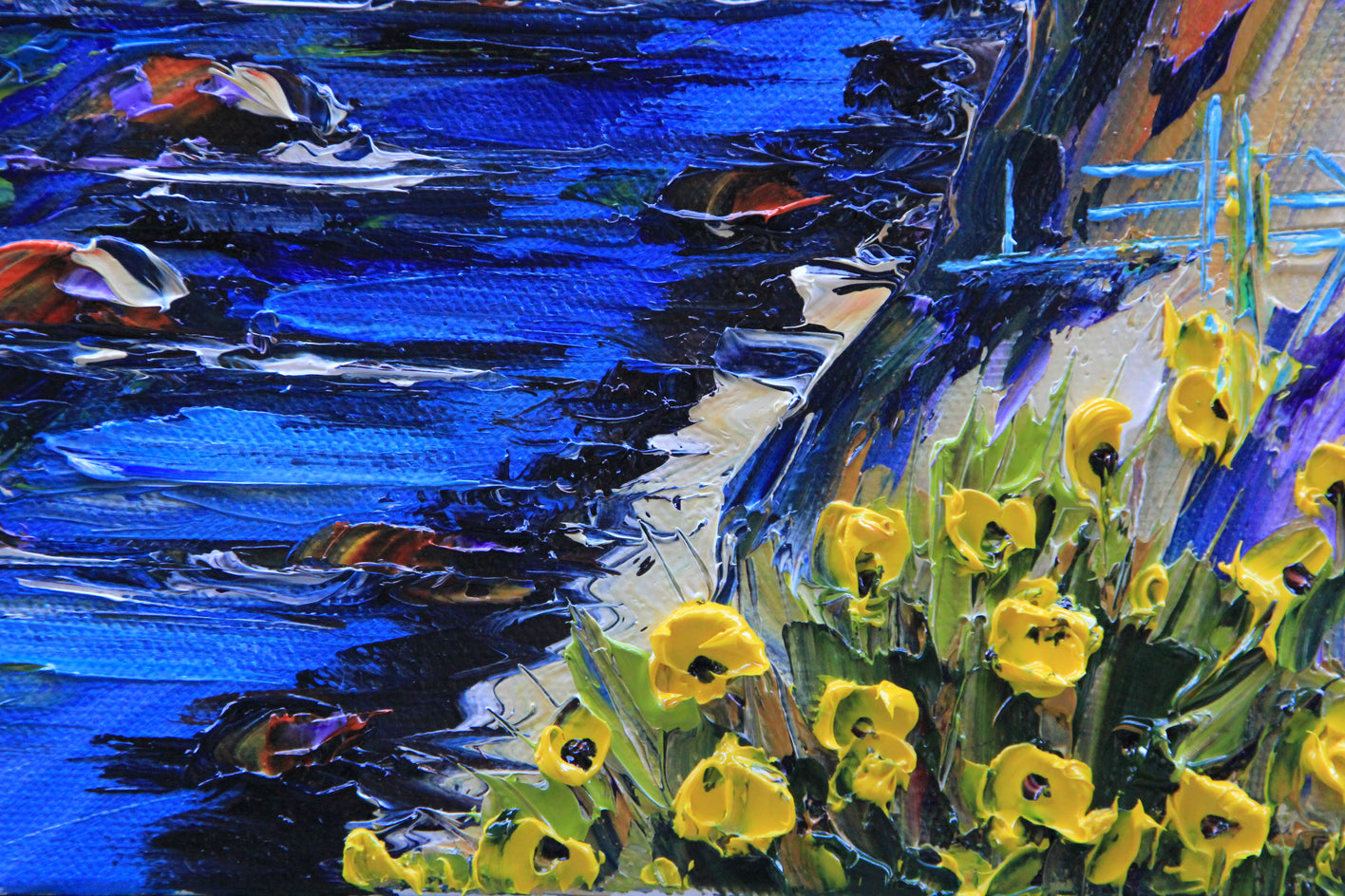 California Dream by Lisa Elley |  Closeup View of Artwork 