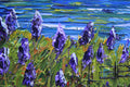 Original art for sale at UGallery.com | My Love of California by Lisa Elley | $400 | oil painting | 12' h x 12' w | thumbnail 4