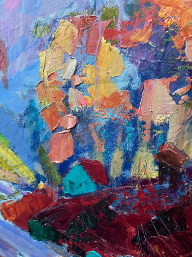 Moving to the Country by James Hartman |   Closeup View of Artwork 