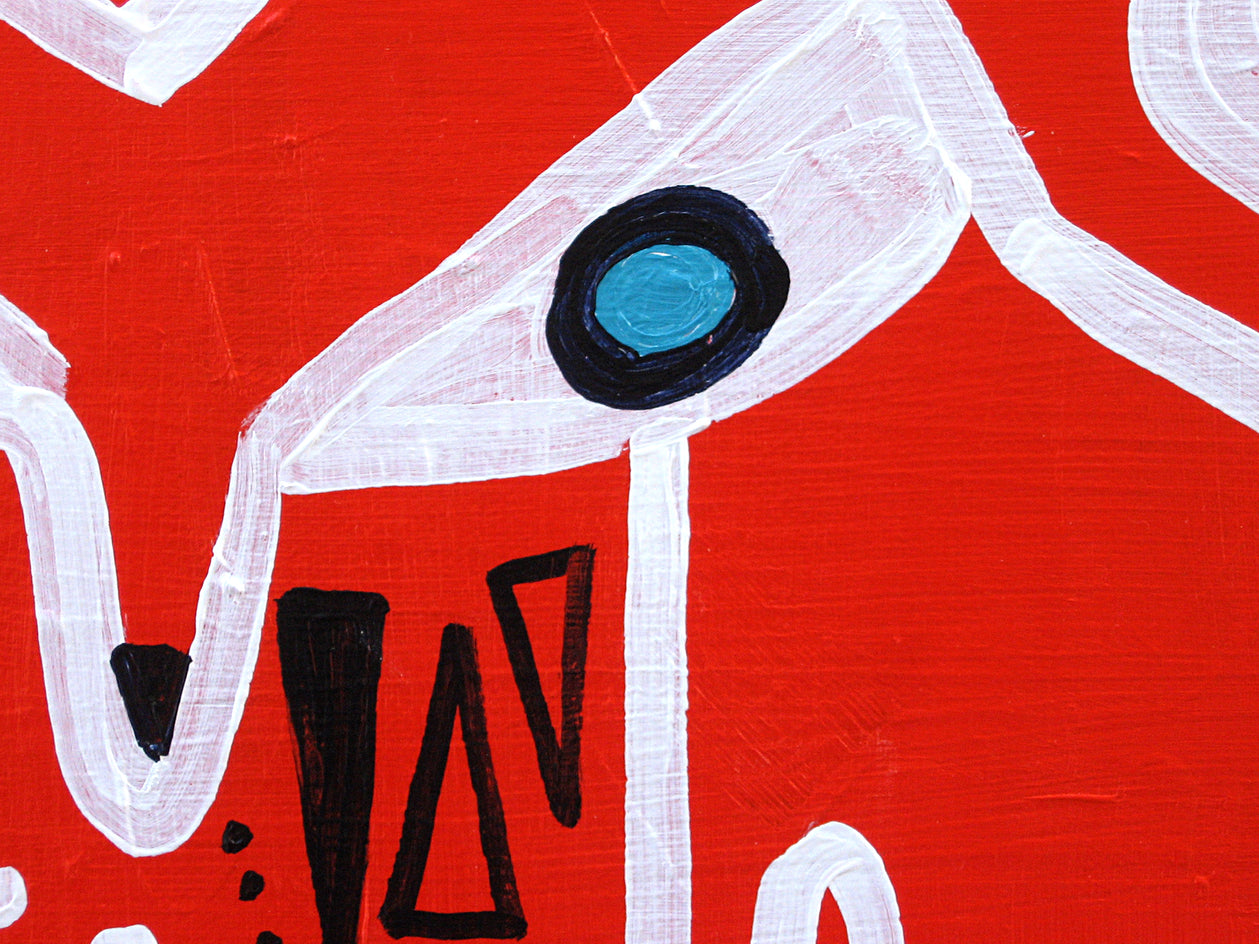 Baby Fox by Jessica JH Roller |  Closeup View of Artwork 