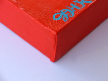 Original art for sale at UGallery.com | Baby Fox by Jessica JH Roller | $425 | acrylic painting | 12' h x 12' w | thumbnail 2