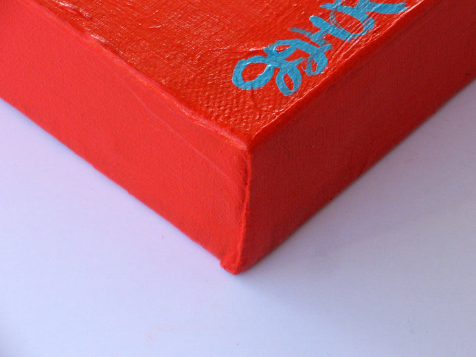 Baby Fox by Jessica JH Roller |  Side View of Artwork 