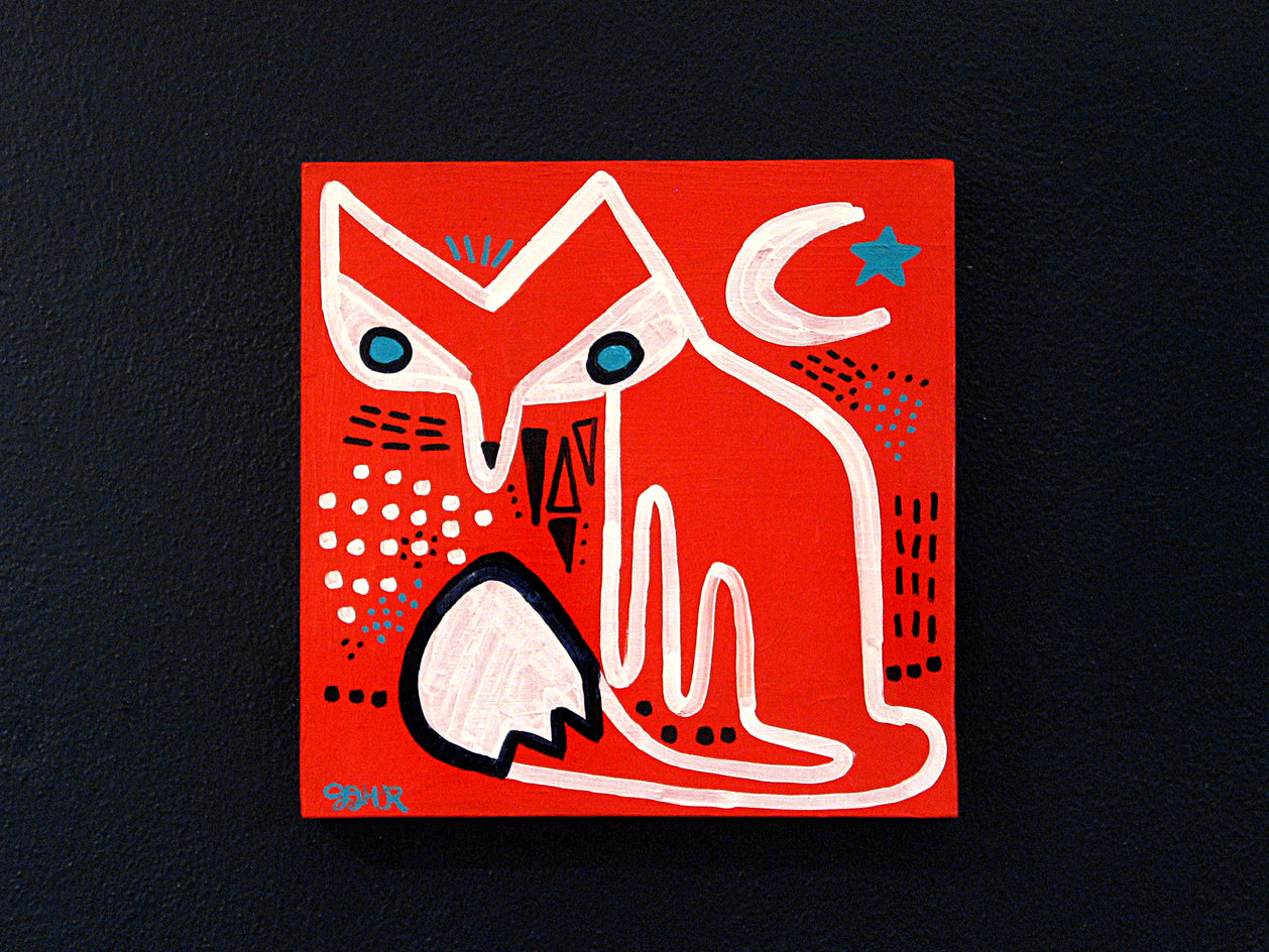 Baby Fox by Jessica JH Roller |  Context View of Artwork 