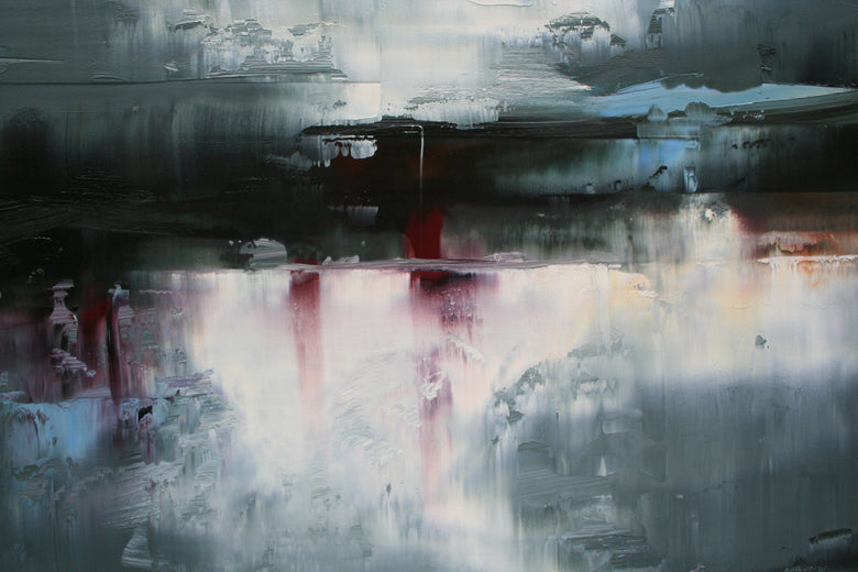 Hiatt Lake, Evening by Ronda Waiksnis |  Context View of Artwork 