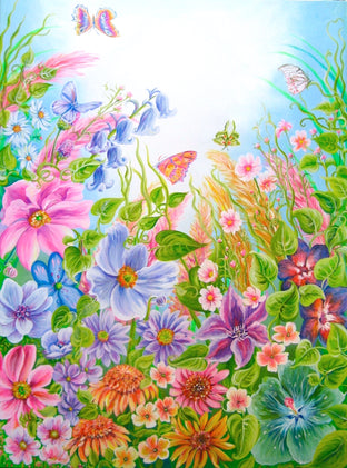 Original art for sale at UGallery.com | Summer Dreams by Natasha Tayles | $1,775 | acrylic painting | 30' h x 40' w | photo 1