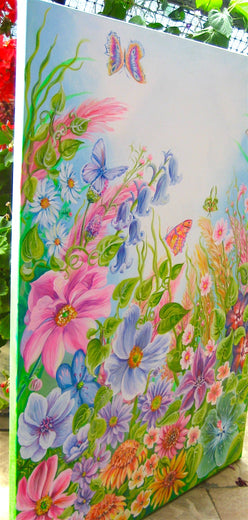 Summer Dreams by Natasha Tayles |  Side View of Artwork 