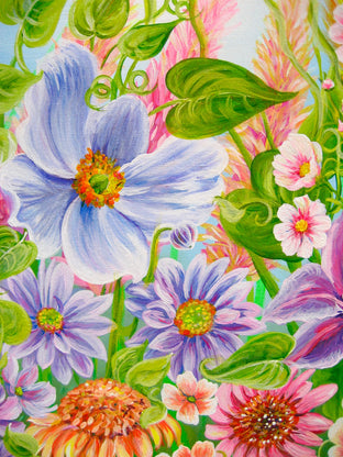 Original art for sale at UGallery.com | Summer Dreams by Natasha Tayles | $1,775 | acrylic painting | 30' h x 40' w | photo 4