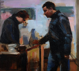 NYC Bookstore by Jonelle Summerfield |   Closeup View of Artwork 