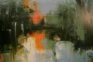 Original art for sale at UGallery.com | Stewart's Stream by Ronda Waiksnis | $750 | oil painting | 22' h x 30' w | photo 4