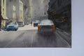 Original art for sale at UGallery.com | Sunshine and the Shadows by Swarup Dandapat | $550 | watercolor painting | 11.7' h x 16.6' w | thumbnail 2