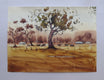 Original art for sale at UGallery.com | Road to the Forest by Swarup Dandapat | $650 | watercolor painting | 13.7' h x 18.9' w | thumbnail 3