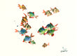 Original art for sale at UGallery.com | Tiger Barb (Aquarium) by Suren Nersisyan | $250 | watercolor painting | 11' h x 15' w | thumbnail 4