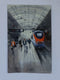 Original art for sale at UGallery.com | Train Arriving at Busy Platform by Swarup Dandapat | $625 | watercolor painting | 18.2' h x 11' w | thumbnail 3