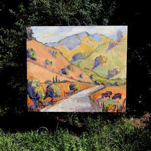 Cows on Mount Diablo by James Hartman |  Context View of Artwork 