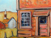 Original art for sale at UGallery.com | Old Bodie Bar and Barbershop by Doug Cosbie | $250 | oil painting | 8' h x 10' w | thumbnail 4