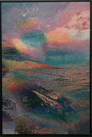 Original art for sale at UGallery.com | Coast (Image Colored by Its Own Sound) by Jack R. Mesa | $5,500 | fiber artwork | 56' h x 38' w | photo 1