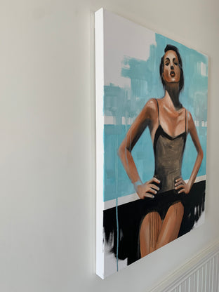 Your Best Shot by Malia Pettit |  Side View of Artwork 